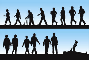 people walking